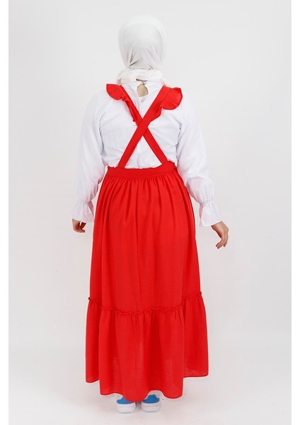 5073 Keten Kumaş Gömlekli Jile Elbise fiyatları