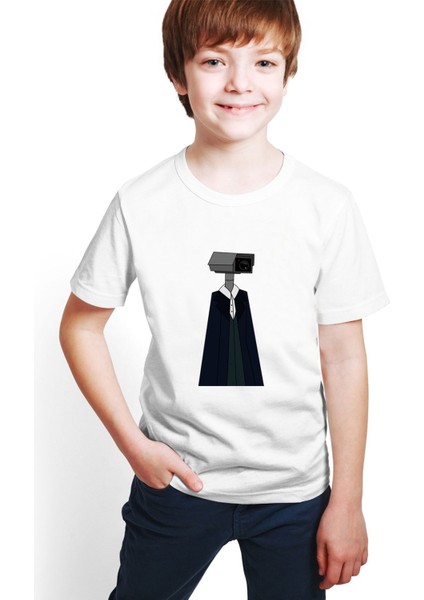 Skibidi Toilet Baskılı Unisex Çocuk Tişört HC017