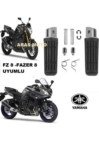 Yamaha Fazer 8 -Fz 8 Uyumlu Ön Basamak Seti -Arasmoto
