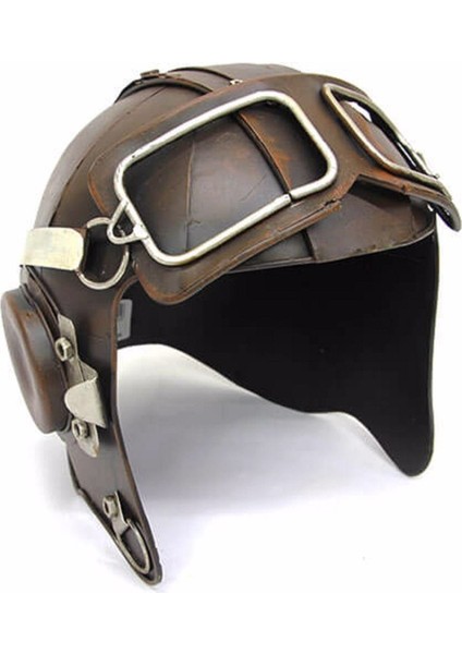 Dekoratif Metal Pilot Kaskı 20"