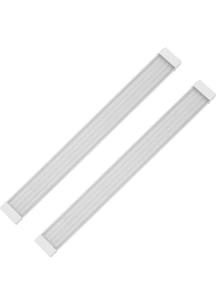 60W 120 cm Kristal Beyaz LED Bant Armatür 6500K (2li Paket)