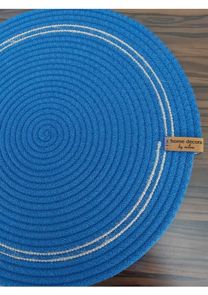 2 Kişilik 2 Parça Amerikan Servis Supla Takımı Tabak Altlığı Mutfak Hasır Sepet Sunum Hediye 33X33CM