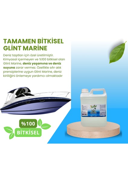 Marine 5 Litre %100 Bitkisel Deniz Dostu Suda Çözülebilir Çok Amaçlı Temizlik Spreyi