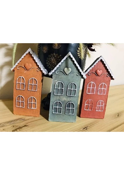 3 Boyutlu 17CM Kalpli Ev Silikon Kalıp K-849 Alçı Kokulu Taş Polyester Reçine indirimleri