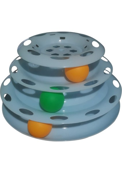 Petzoom Tower Of Tracks 3 Katlı Kedi Oyuncağı