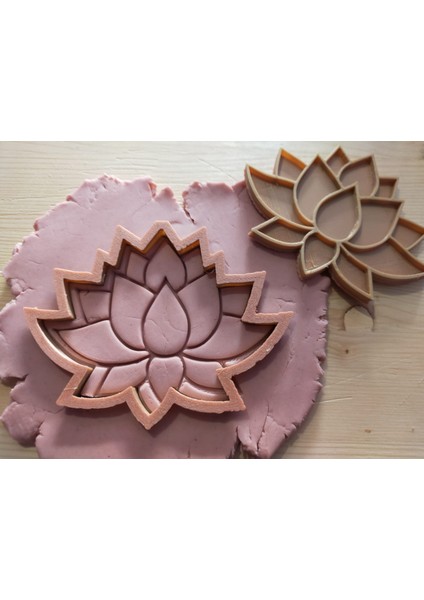 Lotus Kurabiye Kalıbı - 9,5x7,5 cm - 2 Parça fırsatları