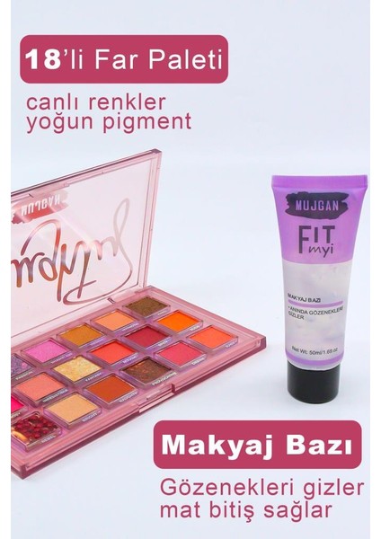 Çiçeksi Renkler Makyaj Seti Açık Ton modelleri