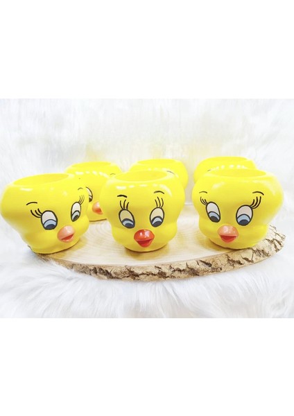 Tweety Kuş Kafası Saksı, Kalemlik Silikon Kalıp K-1144 fiyatları