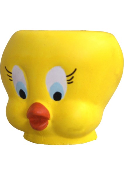 Tweety Kuş Kafası Saksı, Kalemlik Silikon Kalıp K-1144 modelleri