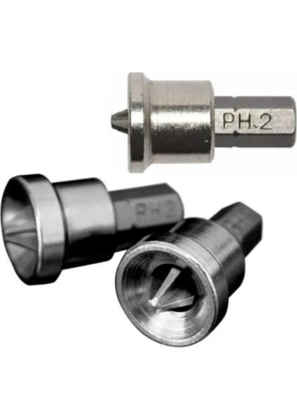 ŞAPKALI BİTS UCU PH2 X 25mm