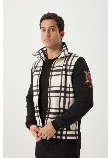 Erkek Ön Ekoseli 3 Iplik Ceket Siyah fiyatları