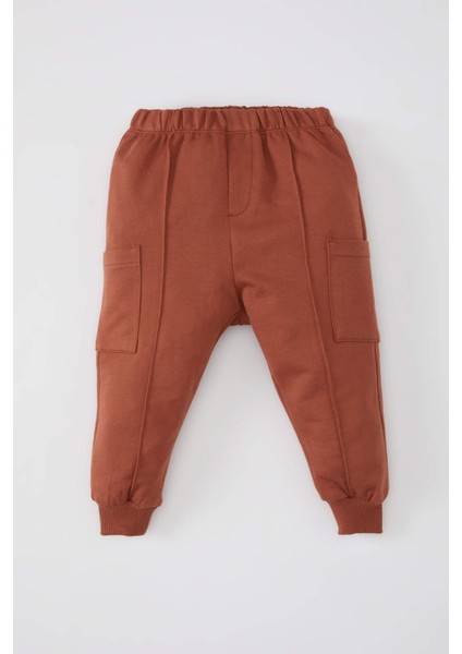 Erkek Bebek Baskılı Sweatshirt Eşofman Altı 2'li Takım C2389A524SP