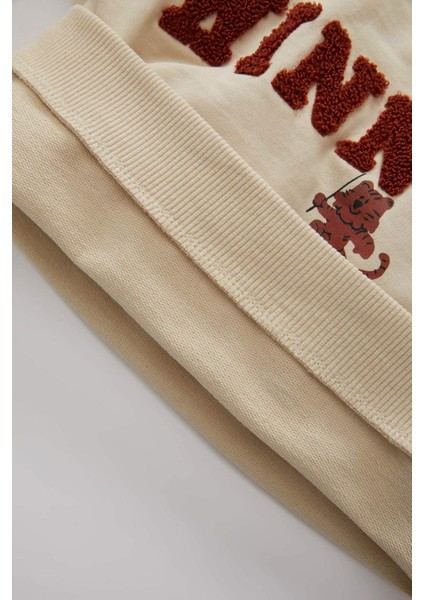 Erkek Bebek Baskılı Sweatshirt Eşofman Altı 2'li Takım C2389A524SP