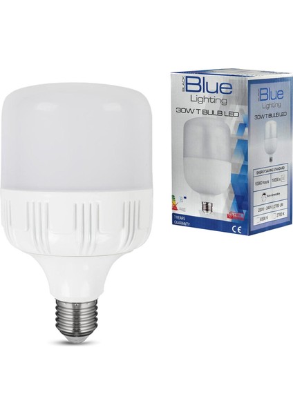 Tourch LED Ampül 220V 30W 2700 Lümen Beyaz E27 Black Blue Lighting Byr [byrtek]