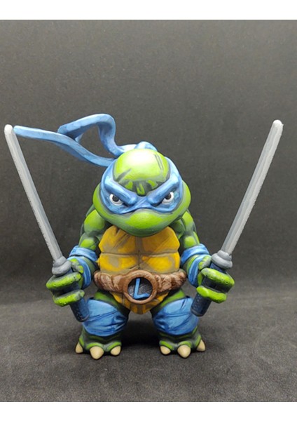 Mutant Ninja Turtles Chibi Boyalı Figür Ninja Kaplumbağalar Chibi Figür