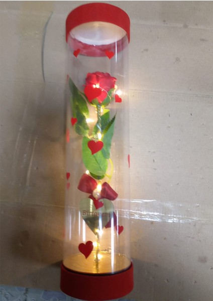 LED Işıklı Dekoratif Hediyelik Gül Kutusu (Hediye Paketli ) fiyatları