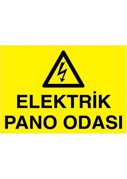 Esinti Reklam Elektrik Pano Oda Yapışkanlı Sticker 35X50 cm