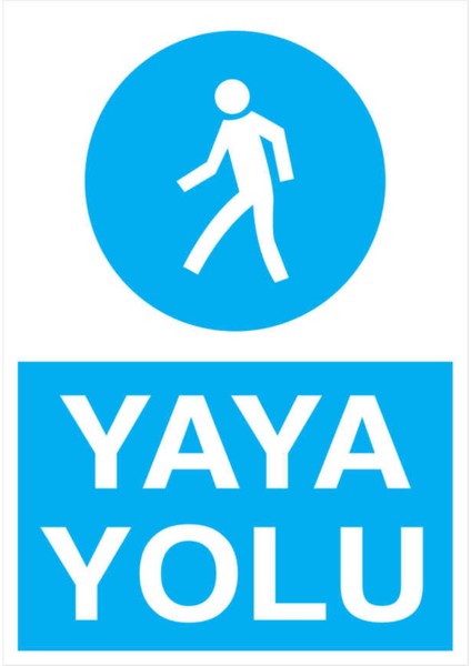 Yaya Yolu Yapışkanlı Sticker 35X50 cm