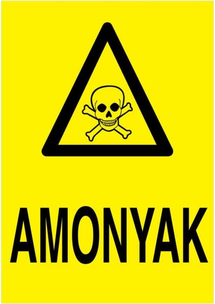Amonyak Yapışkanlı Sticker 35X50 cm