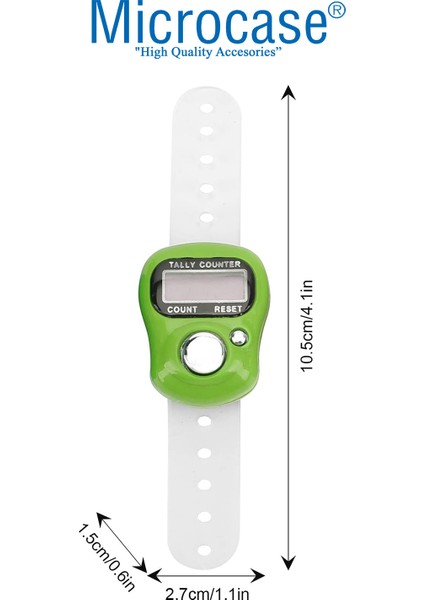 LED Ekran Yüzük Tasarım Parmağa Geçirmeli Dijital Zikirmatik Zikir Sayacı AL4206