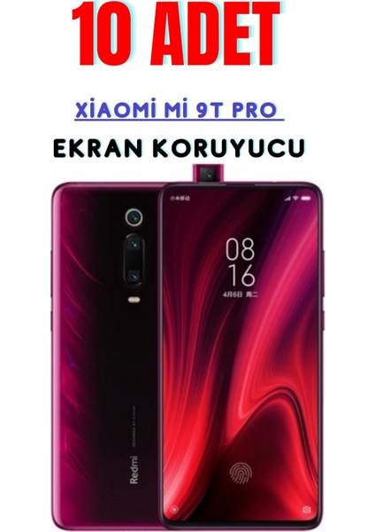 Xiaomi Mi 9t Pro Temperli Cam Ekran Koruyucu Süper Ekonomik Paket ( 10 Adet )