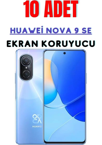 Huawei Nova 9 Se Temperli Cam Ekran Koruyucu Süper Ekonomik Paket ( 10 Adet )