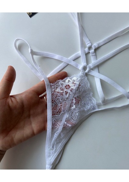 Kadın Dantelli Yüksek Bel Fantezi String/külot - 102 modelleri