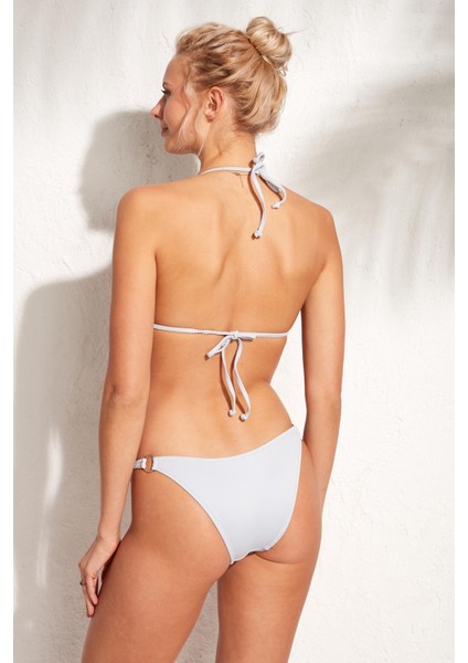 Halka Detaylı Üçgen Bikini Takım Gri 207920 fiyatları