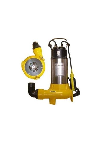 1.5 Hp 220V Parçalayıcılı Bıçaklı Foseptik Atık Su Dalgıç Pompa