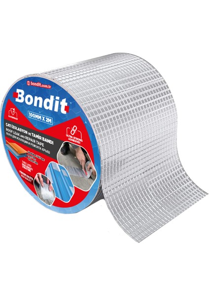 Bonditçatı Izolasyon ve Tamir Bandı 70mm x 2m