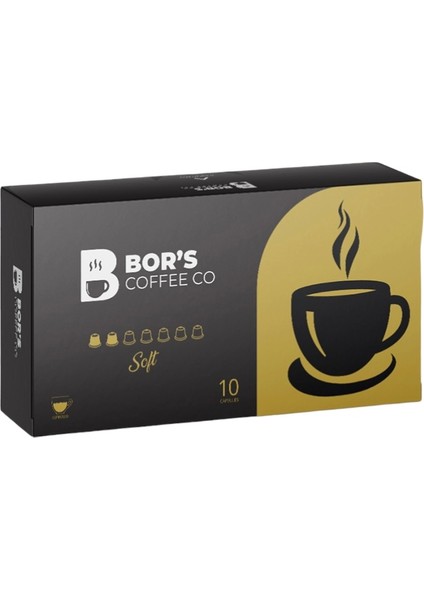 10 Adet Nespresso Uyumlu Soft Kapsül Kahve