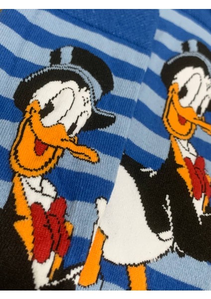 Al Bi 90Lık Donald Duck Donald Amca Karakter Desenli Pamuklu Çorap