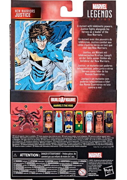 Marvel Legends New Warriors Justice (Comics) Aksiyon Figürü (Marvel's The Void Baf)