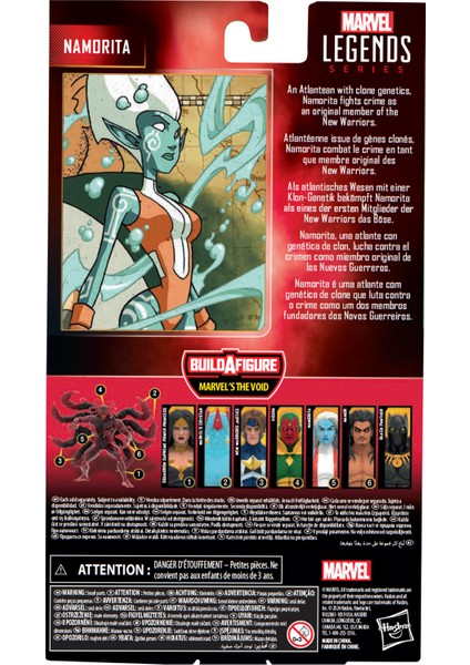 Marvel Legends Namorita (Comics) Aksiyon Figürü (Marvel's The Void Baf) indirimleri