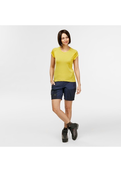 Forclaz Kadın Modüler Outdoor Trekking Pantolonu - Mavi - MT500 fırsatları