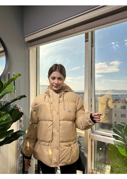 Sarı Şişme Mont modelleri