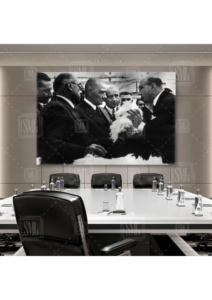Atatürk Nazilli Basma Fabrikası Sümerbank Tekstil Fabrika 1937 Yatay Kanvas Tablo