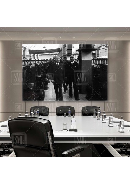 Atatürk Nazilli Basma Fabrikası Sümerbank Pamuk Tekstil Fabrika Yatay Kanvas Tablo