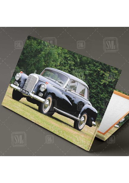 Mercedes-Benz 300D W189 Kasa 1957 Klasik Araba Antika Yatay Kanvas Tablo fiyatları