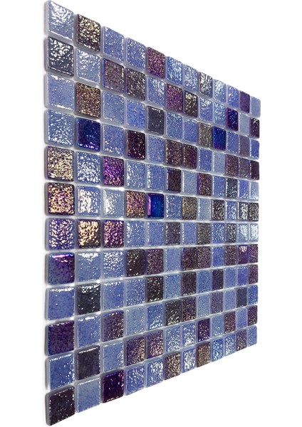 Havuz ve Tüm Yüzeyler Için Cam Mozaik.Cam ölçüleri: 25X25X5 mm. File ölçüsü: 31,5X31,5 cm ( 1 Koli = 10 Karo File = 1 m2 Fiyatıdır ) modelleri