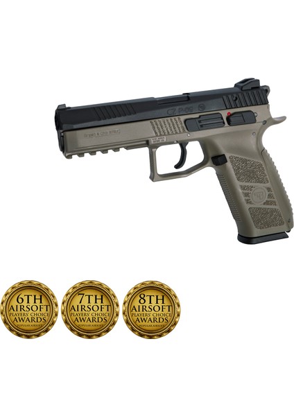 Cz P09 Siyah-Çöl Blowback Airsoft Tabanca