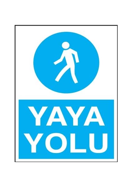 Yaya Yolu Yapışkanlı Sticker 50X65 cm