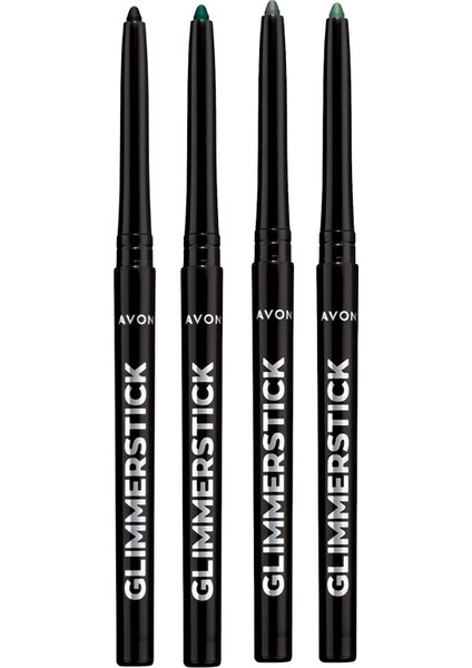 Asansörlü Göz Kalemi Paketi Blackest Black, Emerald, Forest Green Ve Saturn Grey
