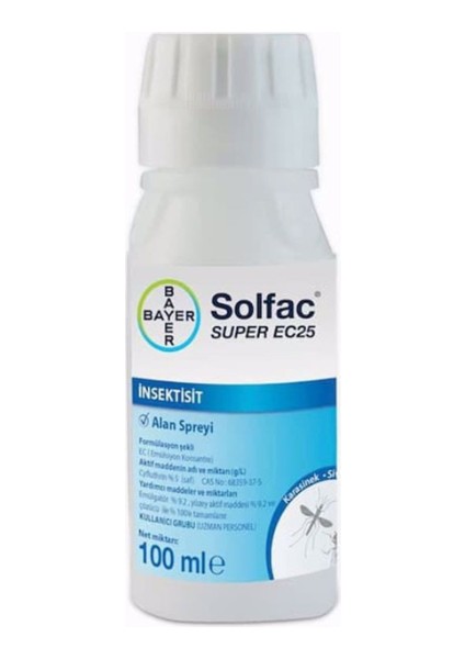 Solfac Ec 050 Haşere Ilacı 100ML