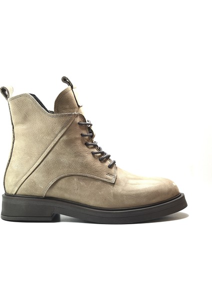 B.4002 Deri Kum Casual Kadın Postal Bot