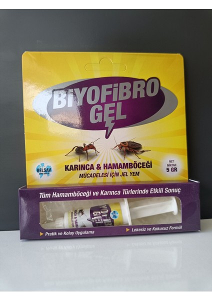 Karınca ve Hamamböceği Jel Yemi