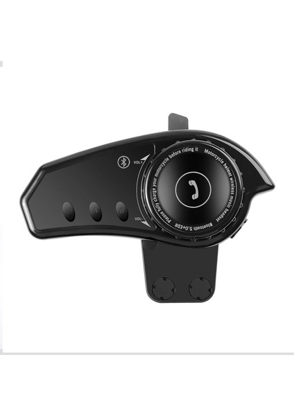 BT35 Motorsiklet Interkom Bluetooth 5.0 Motorsiklet Intercom Tüm Kasklarla Uyumlu Intercom Mikrofonlu Bluetooth Intercom Dinleme Konuşma Su Geçirmez Intercom