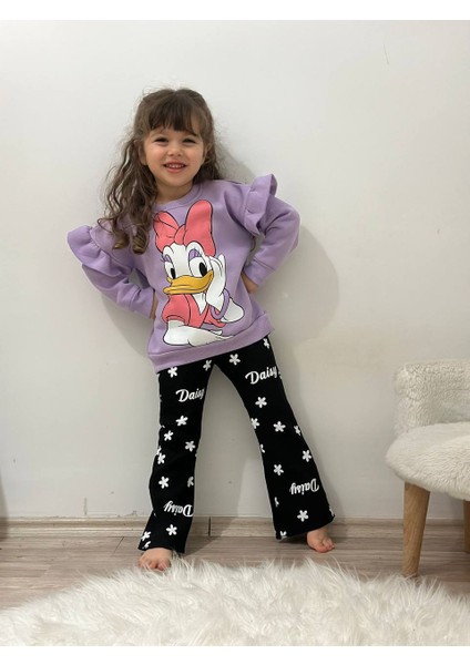 Puantiye Desenli Fitilli Taytlı Ikili Kız Çocuk Takım fiyatları