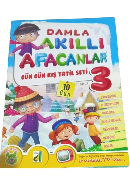 Akıllı Afacanlar 3. Sınıf Yarıyıl Tatil Kitabı