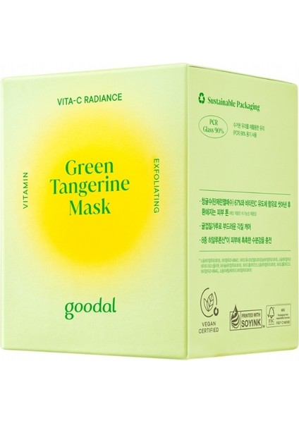 Green Tangerine Vita C Radiance Mask - Yeşil Mandalina Özlü Işıltı Maskesi